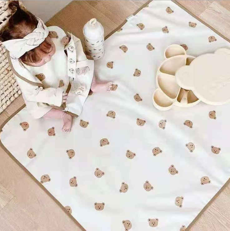 LulliNini Waterproof Baby Diaper Changing Mat Washable Newborn Urine Pad Babies Accessories Liners for Crib Cradles Reusable Diapers Pad