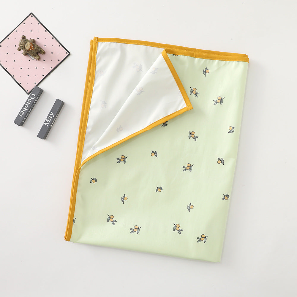 LulliNini Waterproof Baby Diaper Changing Mat Washable Newborn Urine Pad Babies Accessories Liners for Crib Cradles Reusable Diapers Pad