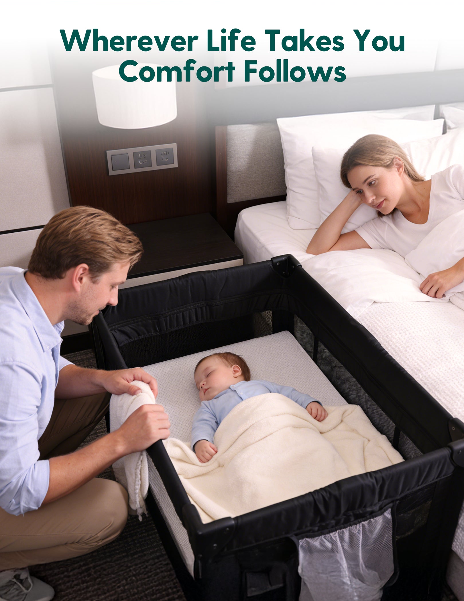 Babelio 100% Machine Washable Pack and Play Mattress (Stratus Mini)