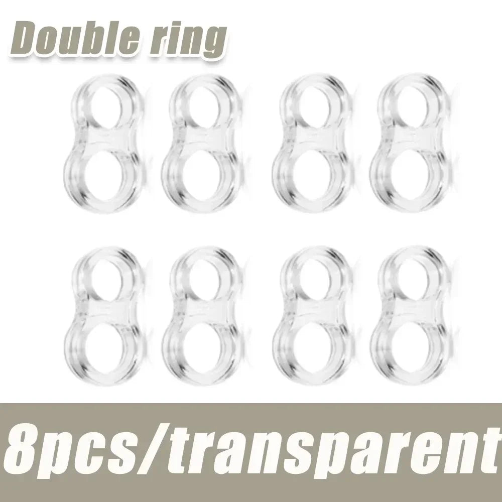Clear Silicone Door Handle Bumpers | 4-Pack Wall Protectors