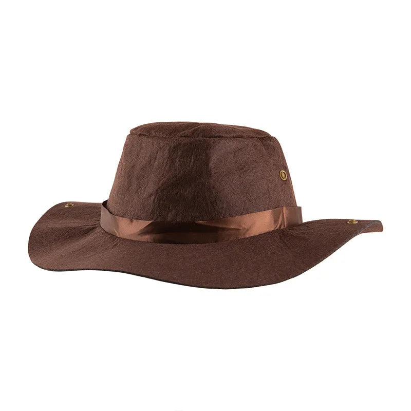 Kids Cowboy Costume — Western Cowboy Outfit with Hat, Vest & Bandana for Halloween & Parties