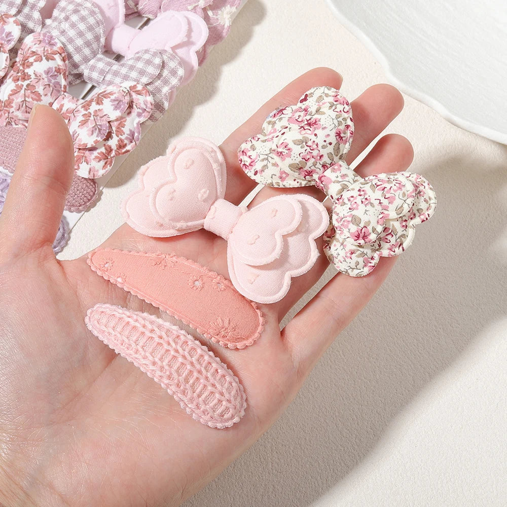 Babelio Sweet Bow Clips | Girls Hair Clips 16-Piece Set