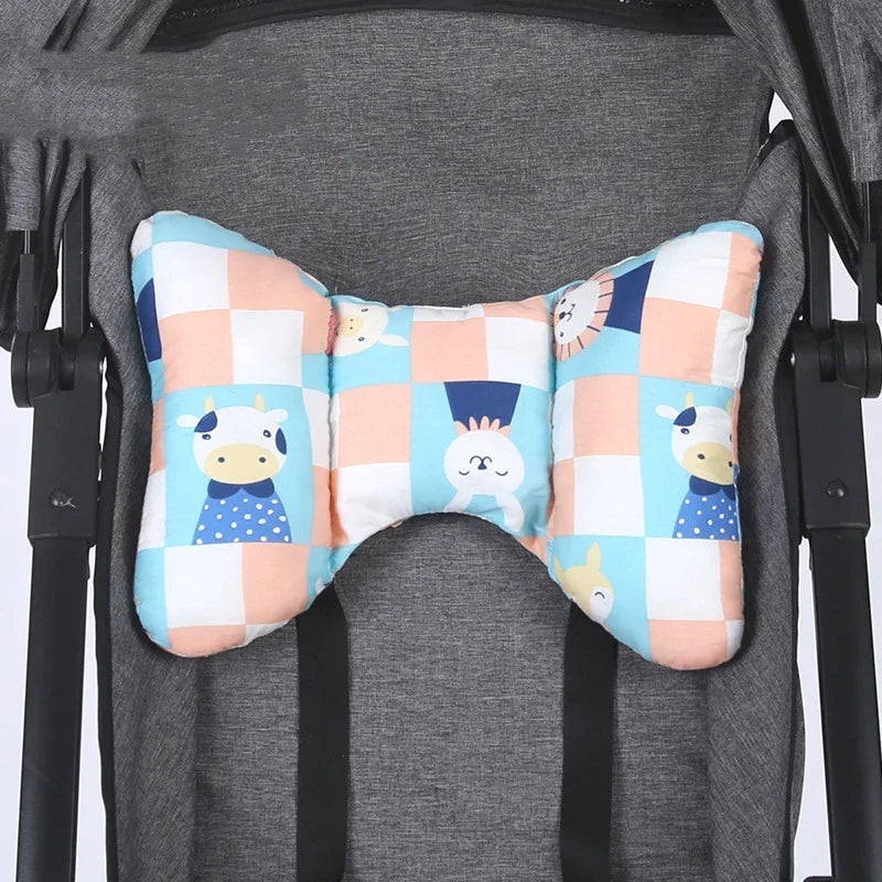 NIDOMIO Baby Support Pillow Toddler Cushion Stroller Head Pillow Protection Stroller Basket Neck Protection Shock Absorption