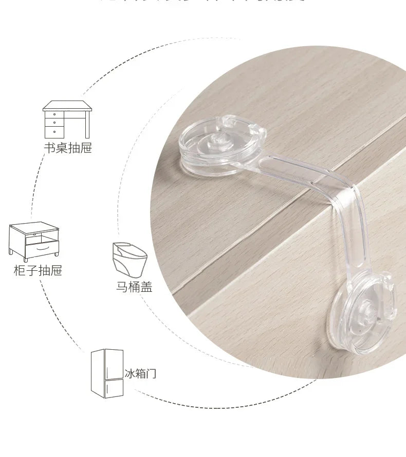 Child Safety Locks for Cabinets & Drawers | Adjustable Strap Design