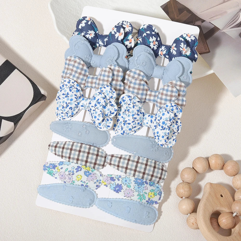 Babelio Sweet Bow Clips | Girls Hair Clips 16-Piece Set