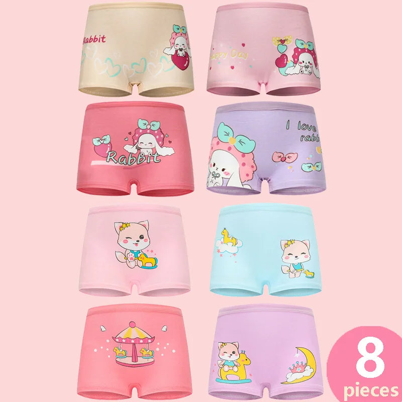 Babelio  Girls Panties Cotton Soft Pretty Cartoon Unicorn Child Underwear for Girls Kids Boxer Breathable