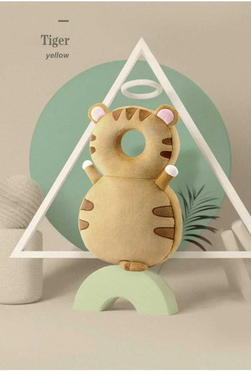 NIDOMIO Baby Head Fall Protection Pad Cushion Cartoon Soft Security Pillows Backpack Newborn Headrest Security Pillows Backpack Toddler