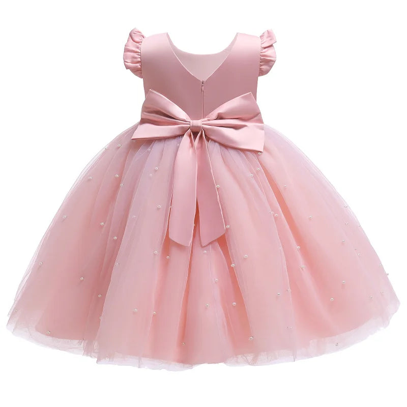 Tiny Cuddling Girls Boho Flower Girl Dress| Perfect for Party, Birthday, Special Occasion