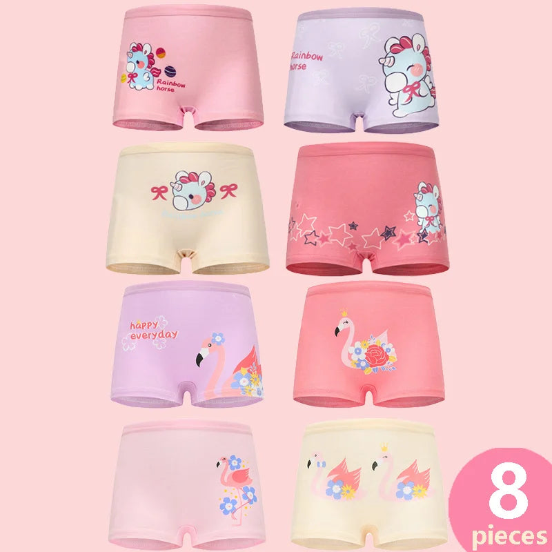 Babelio  Girls Panties Cotton Soft Pretty Cartoon Unicorn Child Underwear for Girls Kids Boxer Breathable