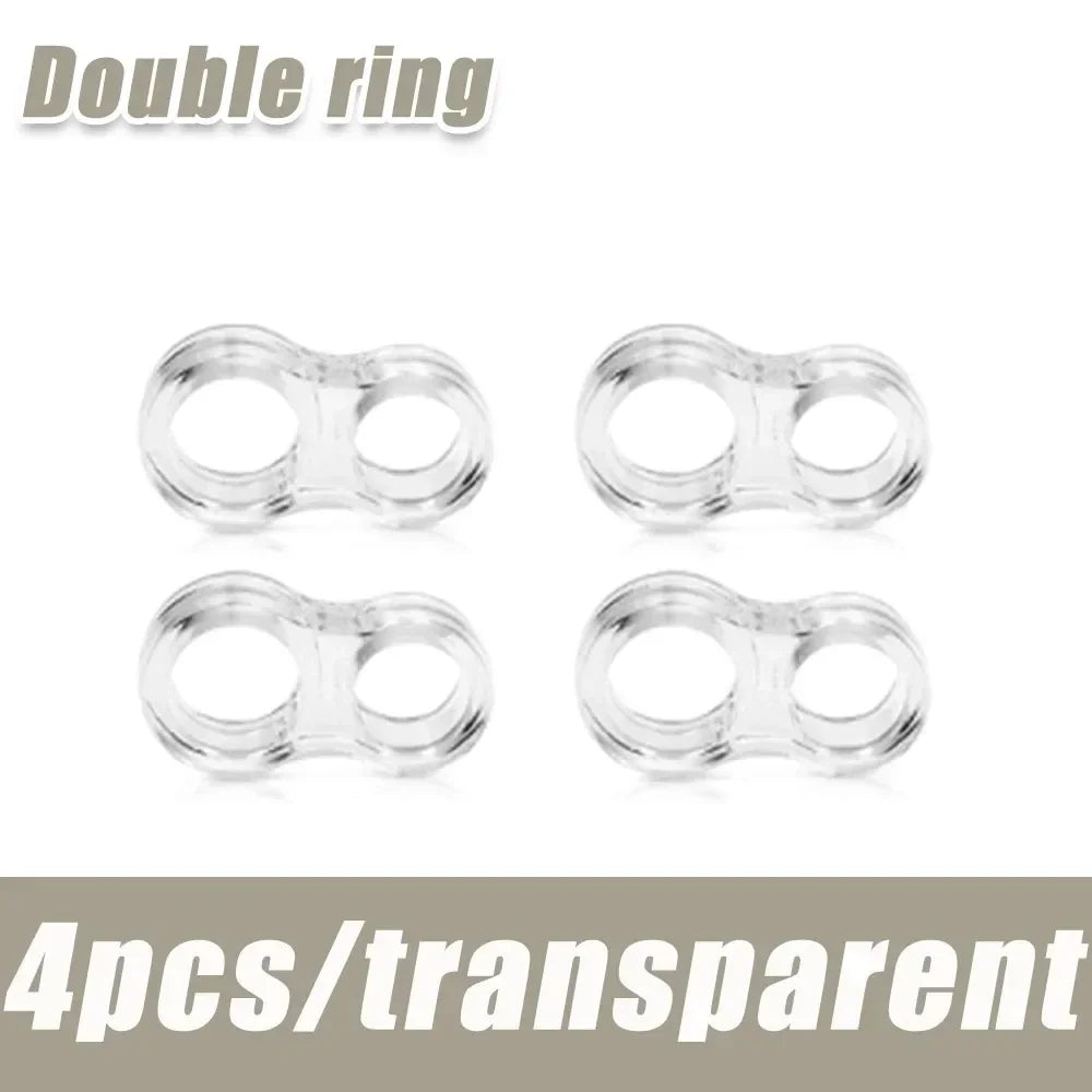 Clear Silicone Door Handle Bumpers | 4-Pack Wall Protectors