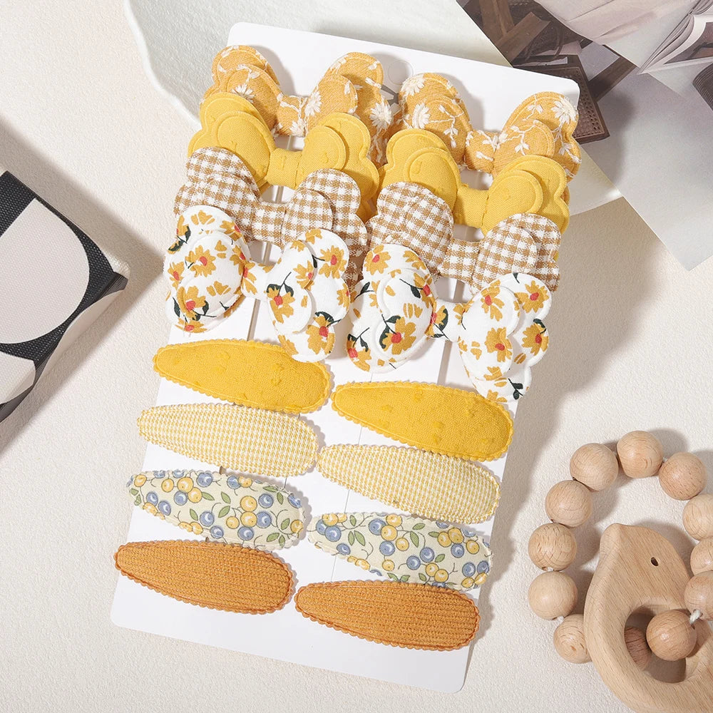 Babelio Sweet Bow Clips | Girls Hair Clips 16-Piece Set