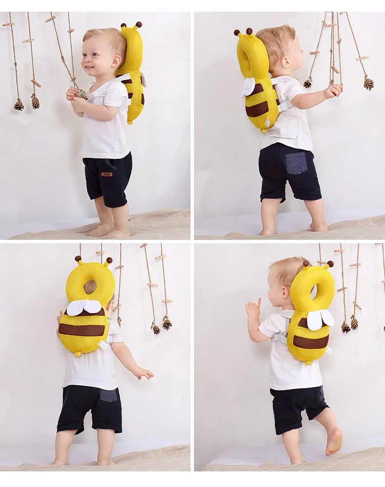 NIDOMIO New Learn Walk Head Back Protector Anti Fall Cartoon Baby Protect Pillow Kids Safe Backward Cap Head Protector Cushion