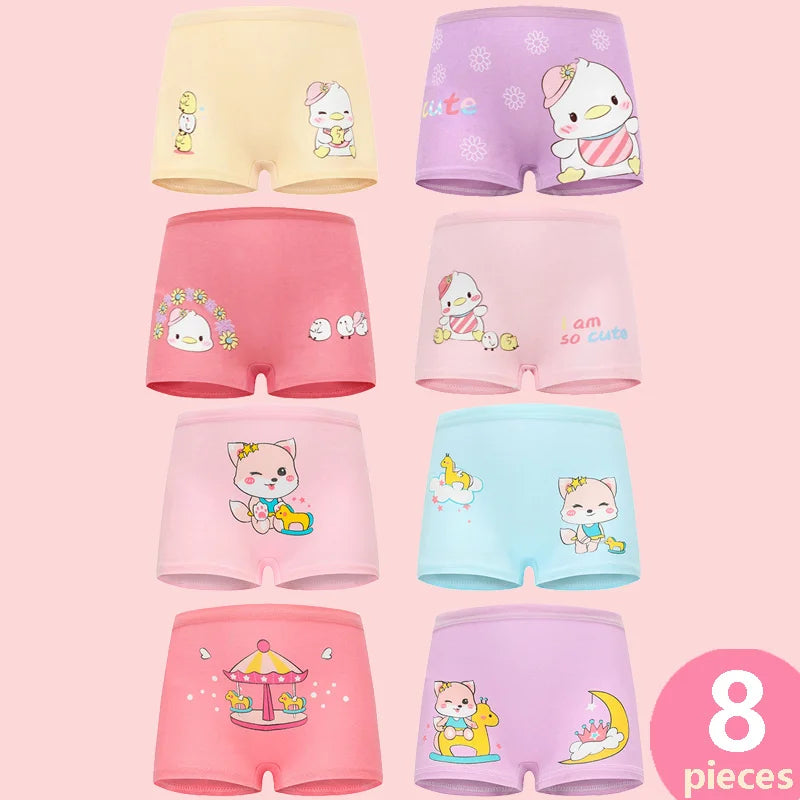 Babelio  Girls Panties Cotton Soft Pretty Cartoon Unicorn Child Underwear for Girls Kids Boxer Breathable