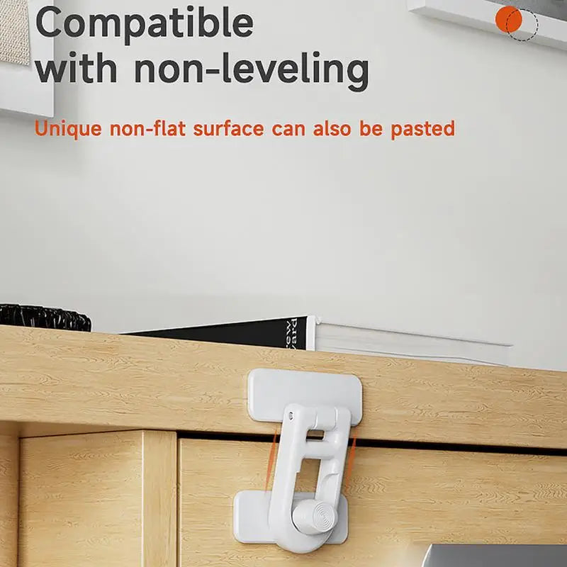 Keyless Refrigerator Safety Lock | Compact No-Strap Childproof Design