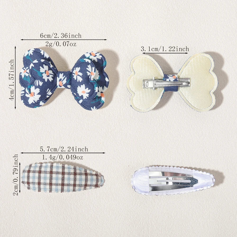 Babelio Sweet Bow Clips | Girls Hair Clips 16-Piece Set