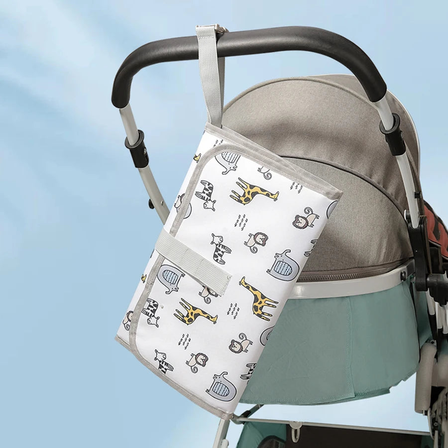 LulliNini Popular Newborns Foldable Waterproof Baby Diaper Changing Mat Portable Changing Pad Diaper Diaper Baby Changing for Home Travel