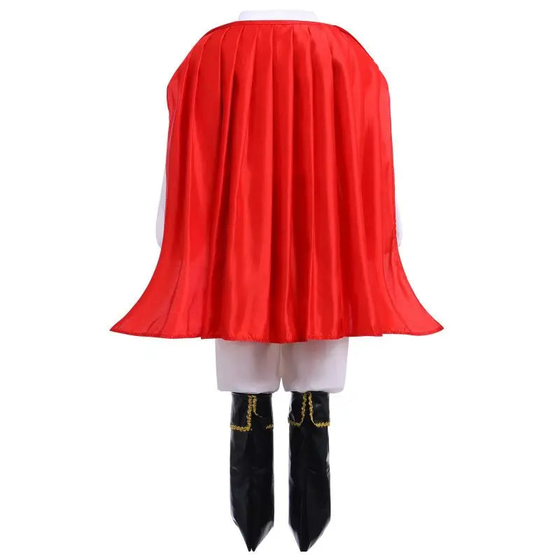 Boys Royal Prince Costume — Medieval King Outfit with Crown, Cape & Full Accessories Set