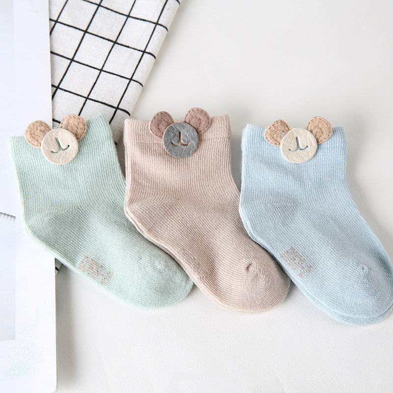 Tiny Cuddling Baby Socks Boneless Cotton Socks Newborn Baby Socks