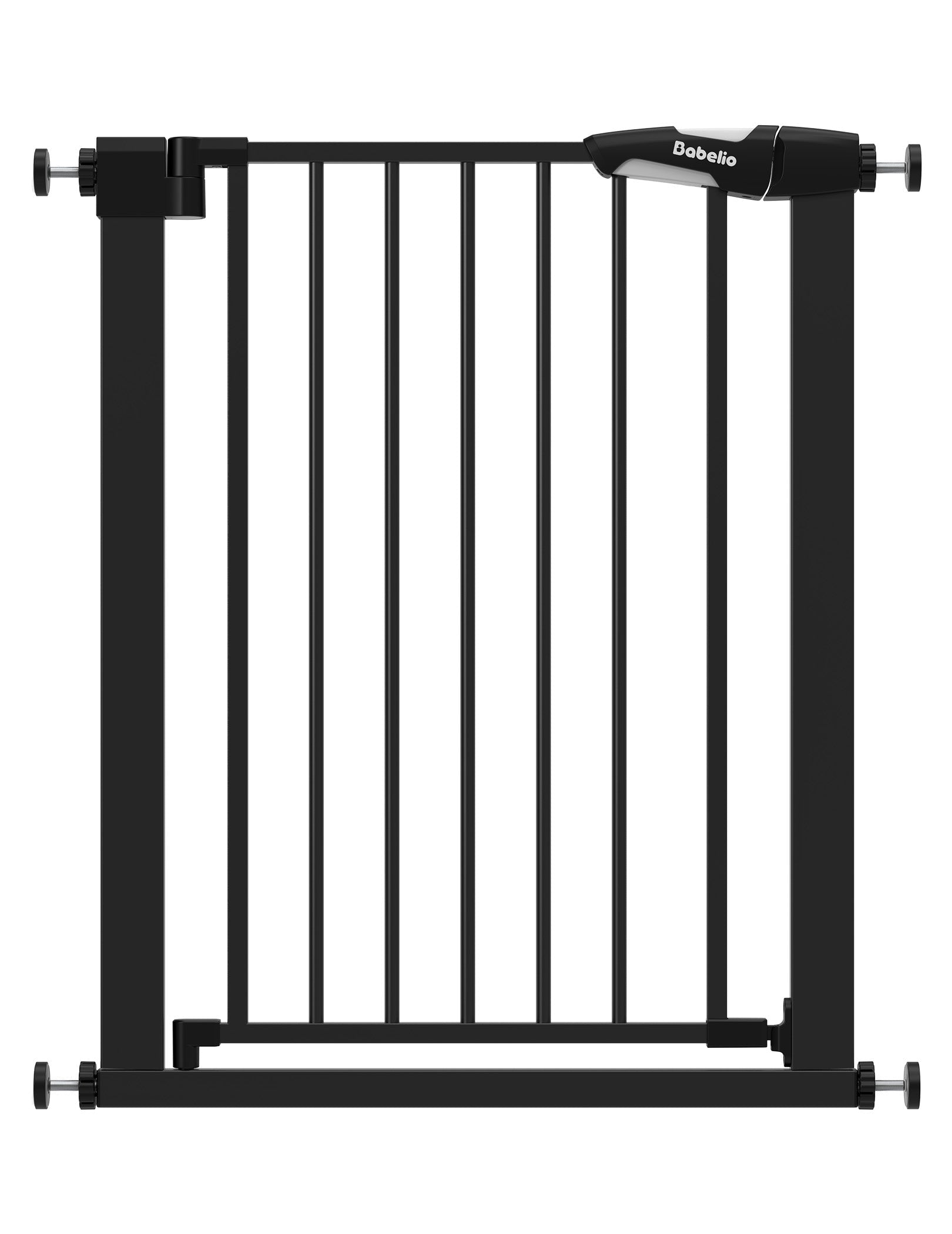 Babelio Baby Gate for Narrow Space | Pressguard - babeliobaby - Black - 30 Inch