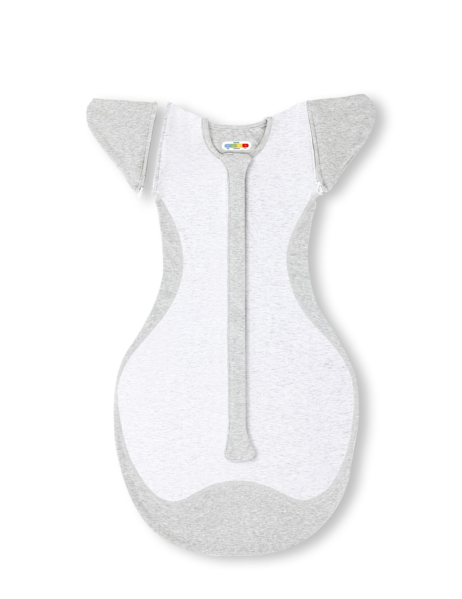 Babelio Baby Swaddle | Temp-Sensing & Detachable Sleeves (3-6 M)