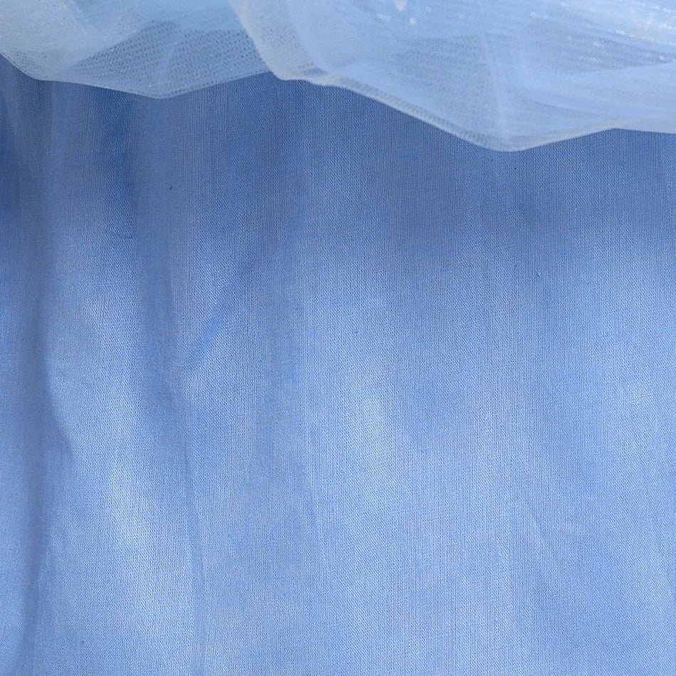 Blue Fairytale Princess Dress for Girls — Ball Gown with Puff Sleeves & Sequins - babeliobaby - Cinderella 2 - 9 - 10T(Size 150 )