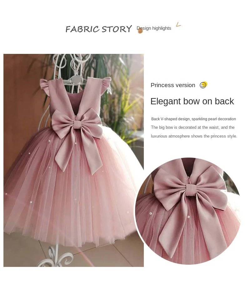 Boho Flower Girl Dress| Elegant Floral Design Perfect for Party, Birthday, Special Occasion