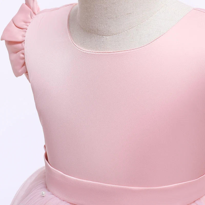 Boho Flower Girl Dress| Elegant Floral Design Perfect for Party, Birthday, Special Occasion