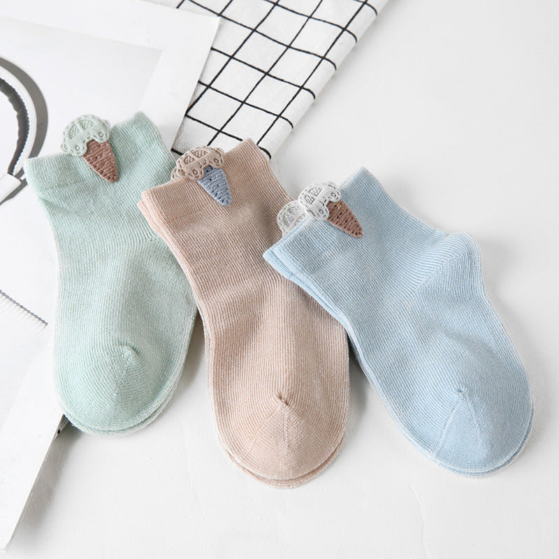 Tiny Cuddling Baby Socks Boneless Cotton Socks Newborn Baby Socks