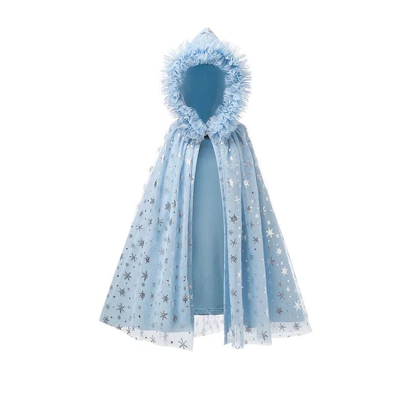 Ice Princess Dress for Girls — Snowflake Costume Gown | Party & Halloween - babeliobaby - Clock A - 2T(Tag 100)