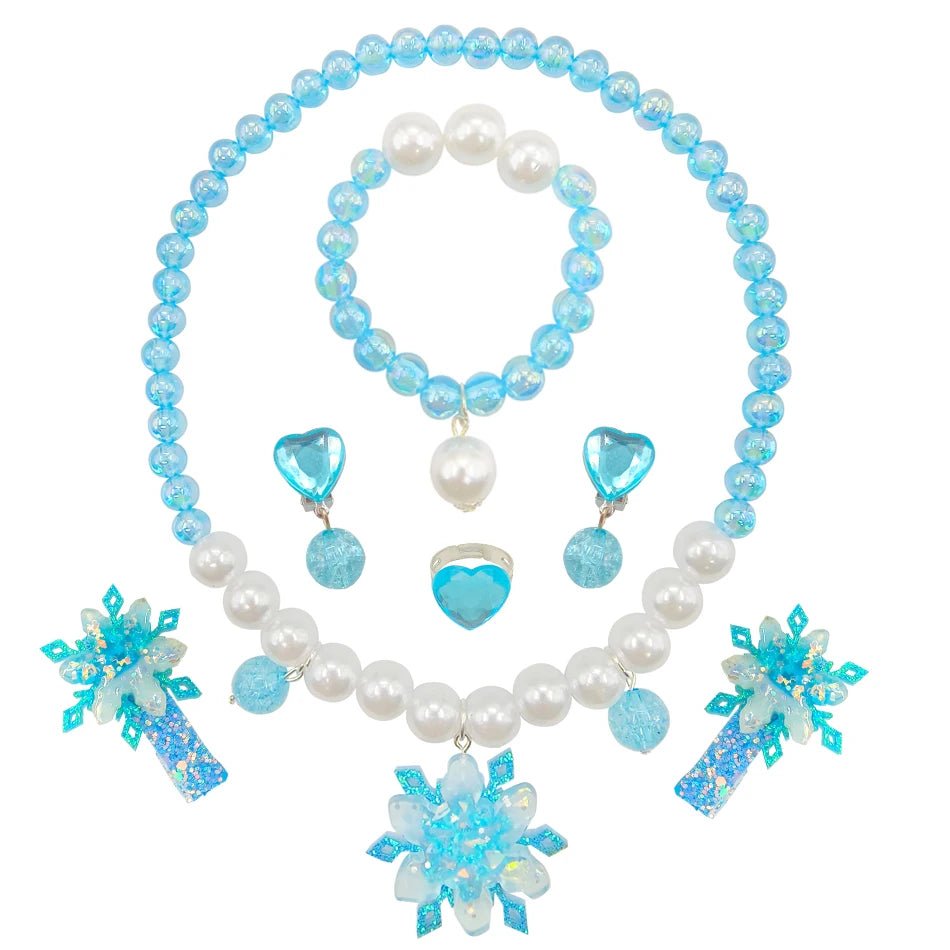 Ice Princess Dress for Girls — Snowflake Costume Gown | Party & Halloween - babeliobaby - Elsa Dress - 2T(Tag 100)