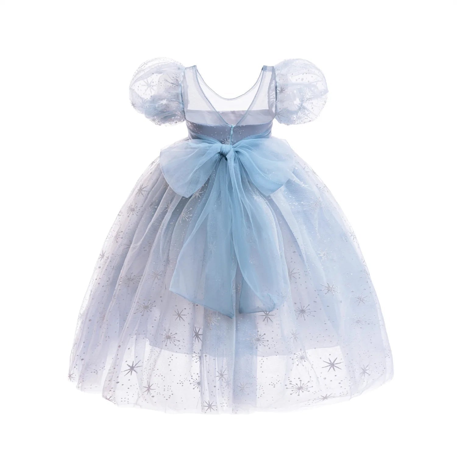 Ice Princess Dress for Girls — Snowflake Costume Gown | Party & Halloween - babeliobaby - Elsa Dress - 2T(Tag 100)
