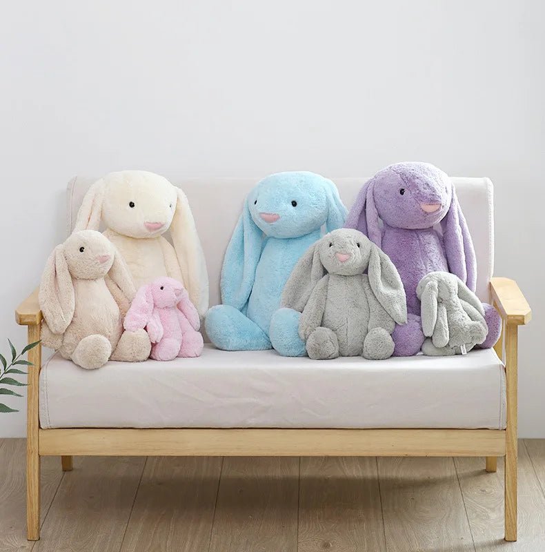 LulliNini 25/40cm Cute Plush Toy Stuffed Toy Rabbit Doll Babies Sleeping Companion Cute Plush Long Ear Rabbit Doll Children's Gift New