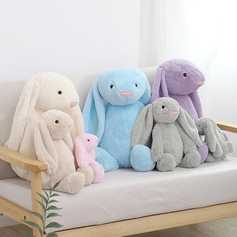 LulliNini 25/40cm Cute Plush Toy Stuffed Toy Rabbit Doll Babies Sleeping Companion Cute Plush Long Ear Rabbit Doll Children's Gift New