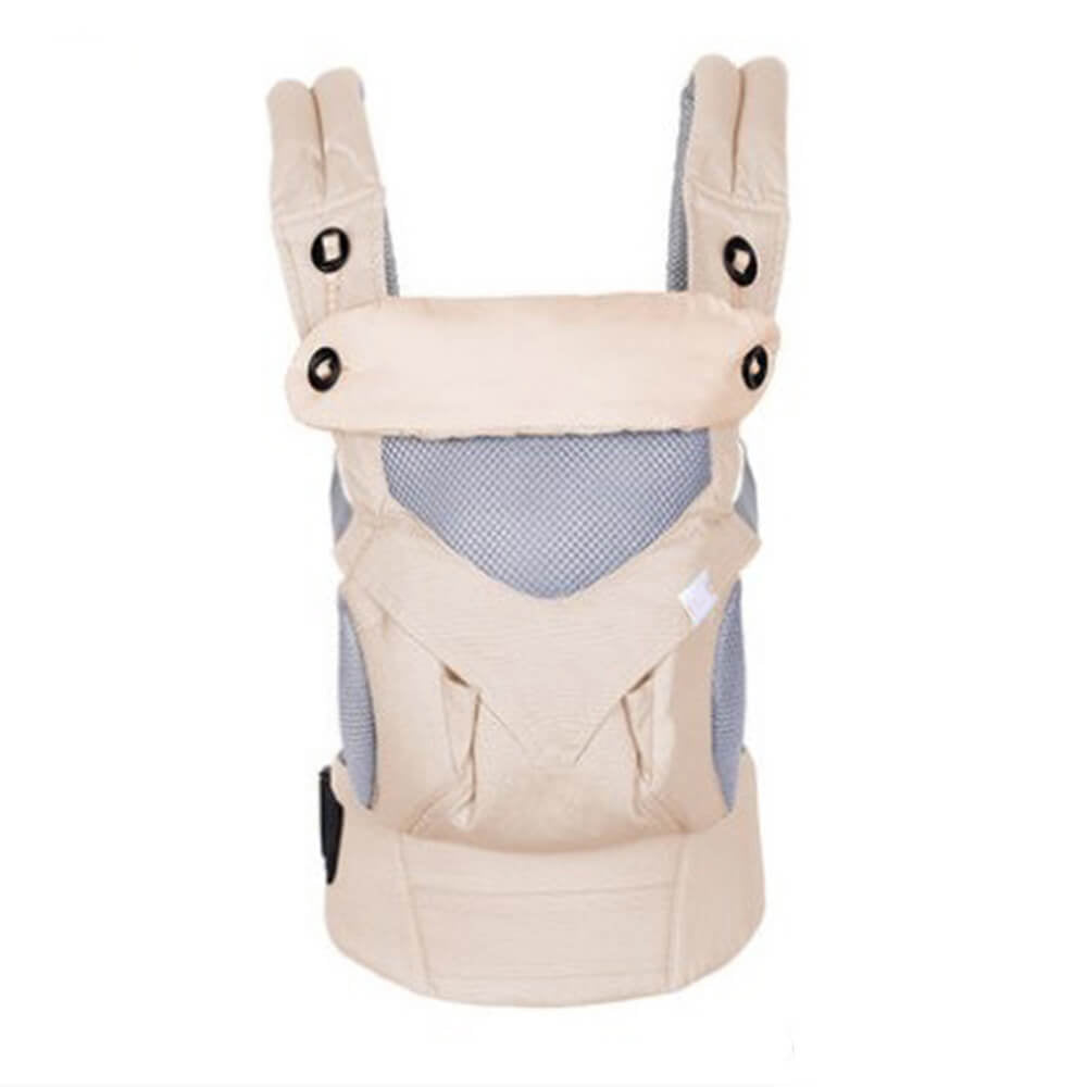 LulliNini Breathable Multi - Season Baby Carrier - Easy - to - Use Shoulder Wrap for Infants and Toddlers - babeliobaby - Ivory Cream - Breathable