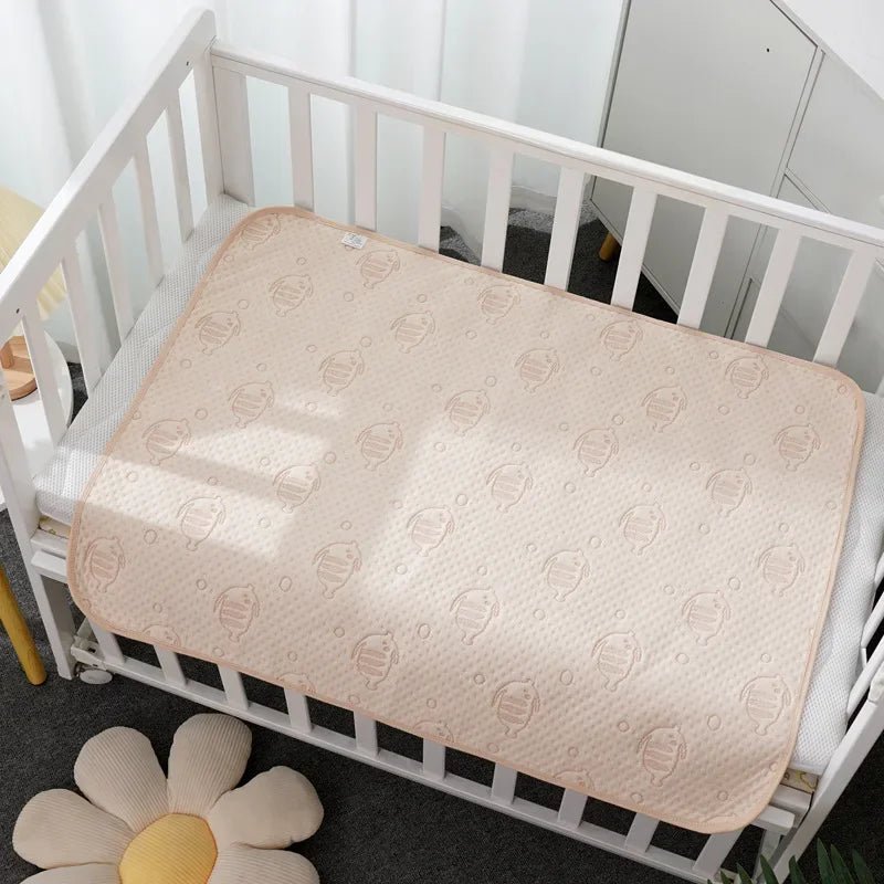 LulliNini Diaper Changing Pad Changing Mat covers Washable Waterproof Nappy Newborn Reusable Infant cotton Urinal Mat - babeliobaby - 70X90CM Bunny - 