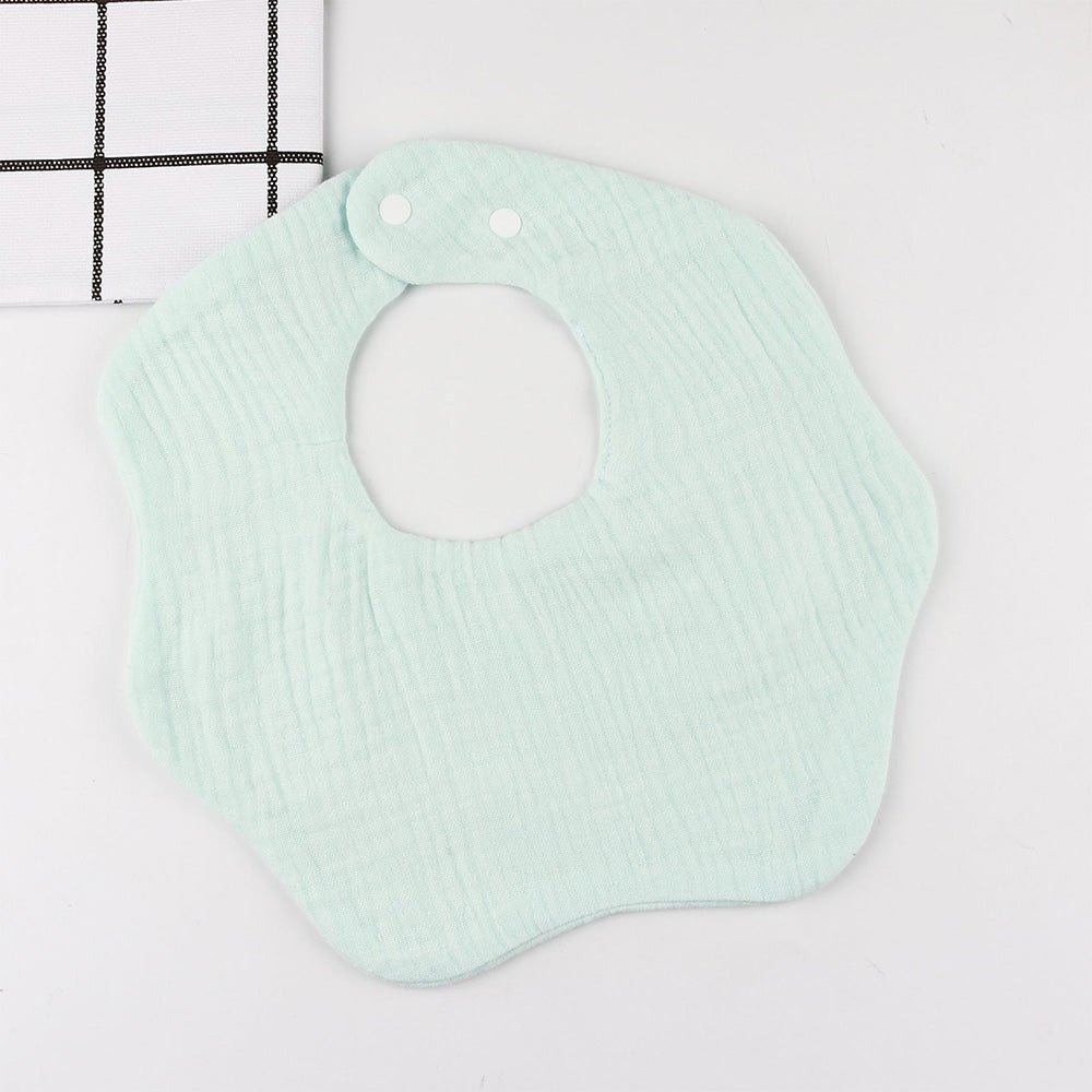 LulliNini Solid Color Baby Bibs | Multi Color - babeliobaby - Solid Green - 
