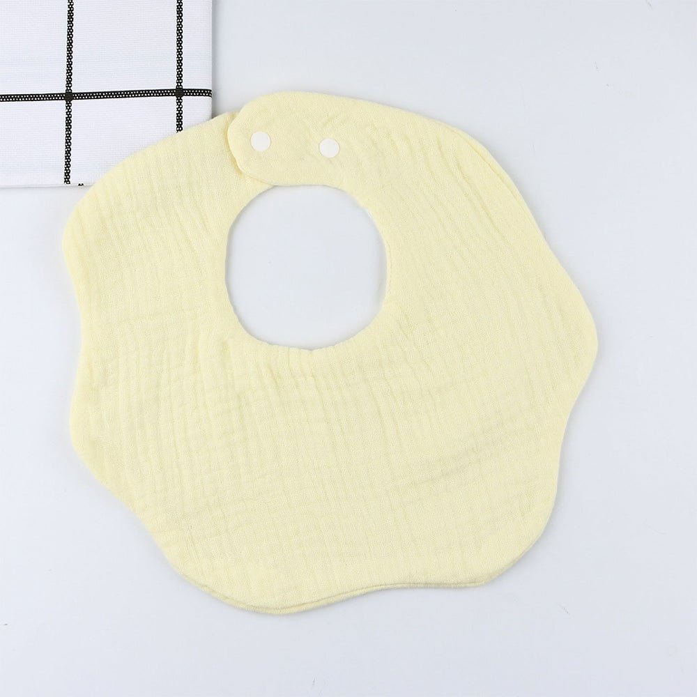 LulliNini Solid Color Baby Bibs | Multi Color - babeliobaby - Solid Yellow - 