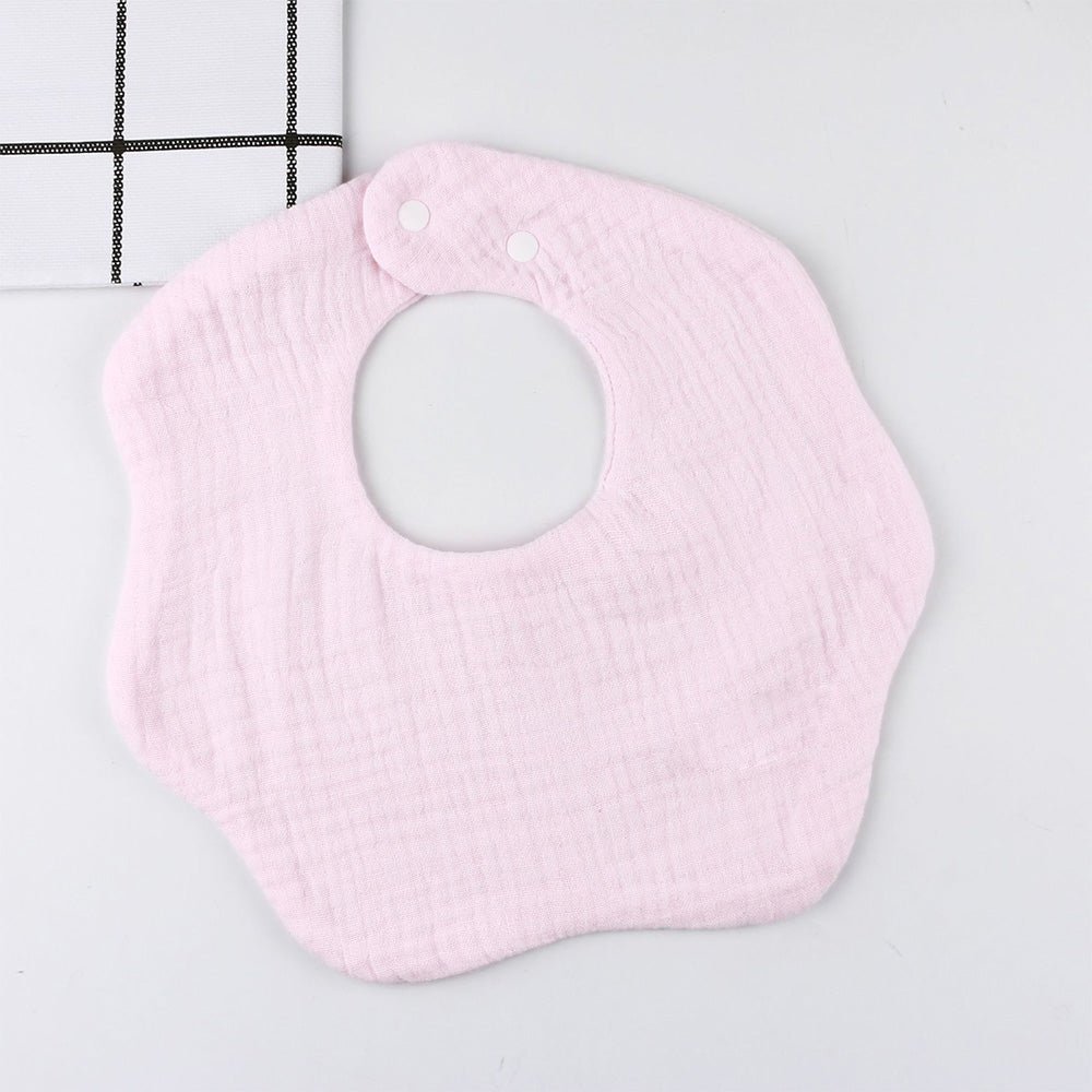 LulliNini Solid Color Baby Bibs | Multi Color - babeliobaby - Solid Pink - 