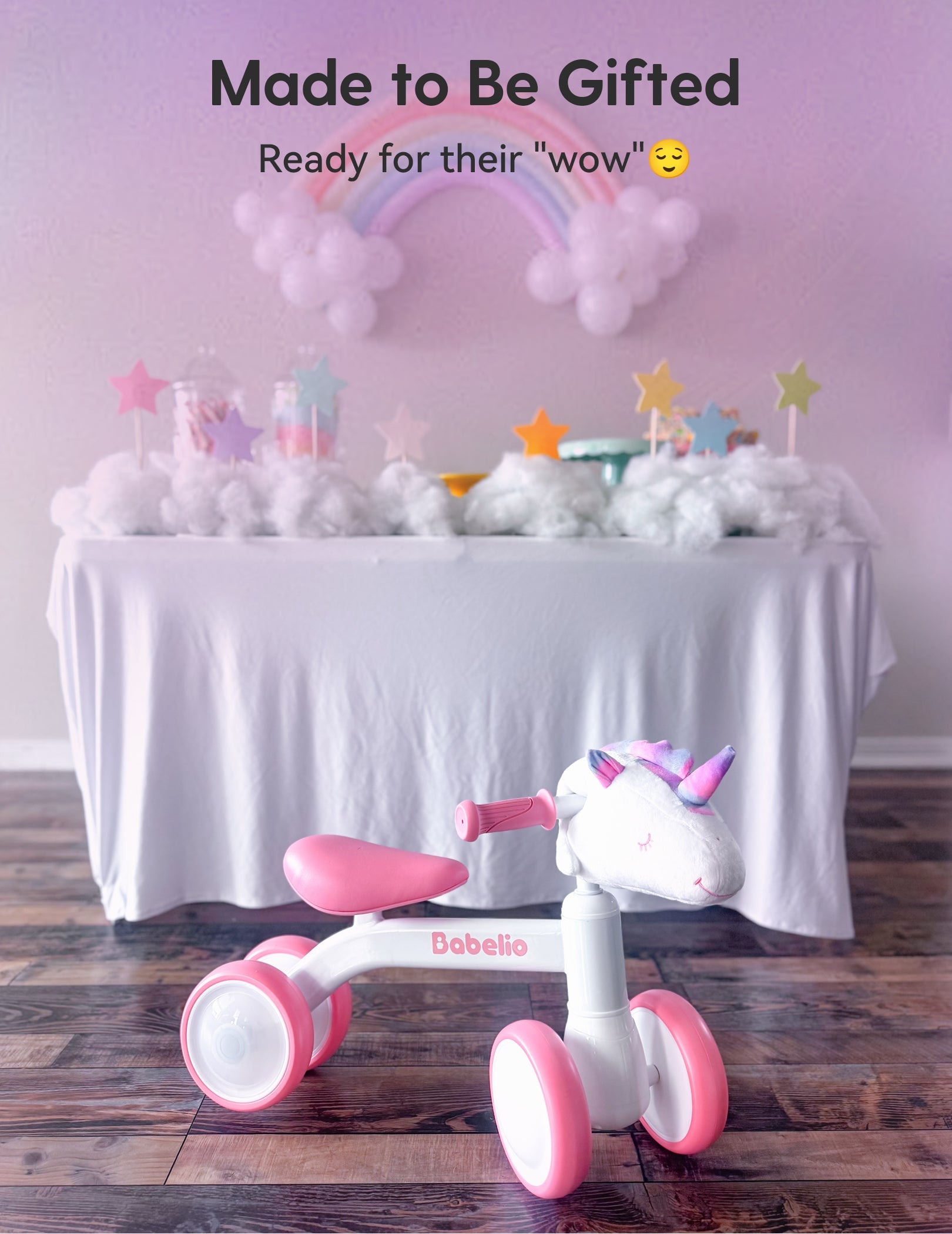 Magic Rider Bundle | Unicorn Balance Bike for Toddlers | Perfect for Multi - Kid Families - babeliobaby - Pink - 1 Pack