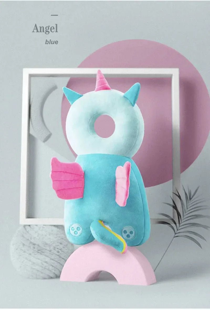 NIDOMIO Baby Head Fall Protection Pad Cushion Cartoon Soft Security Pillows Backpack Newborn Headrest Security Pillows Backpack Toddler - babeliobaby - Butterfly - 