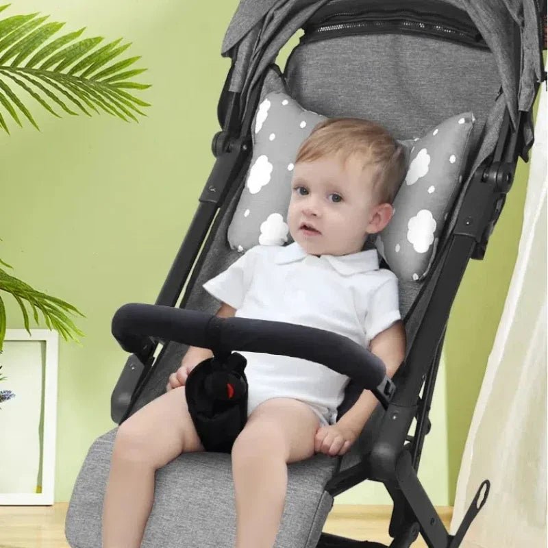 NIDOMIO Baby Support Pillow Toddler Cushion Stroller Head Pillow Protection Stroller Basket Neck Protection Shock Absorption - babeliobaby - SKY BLUE - 