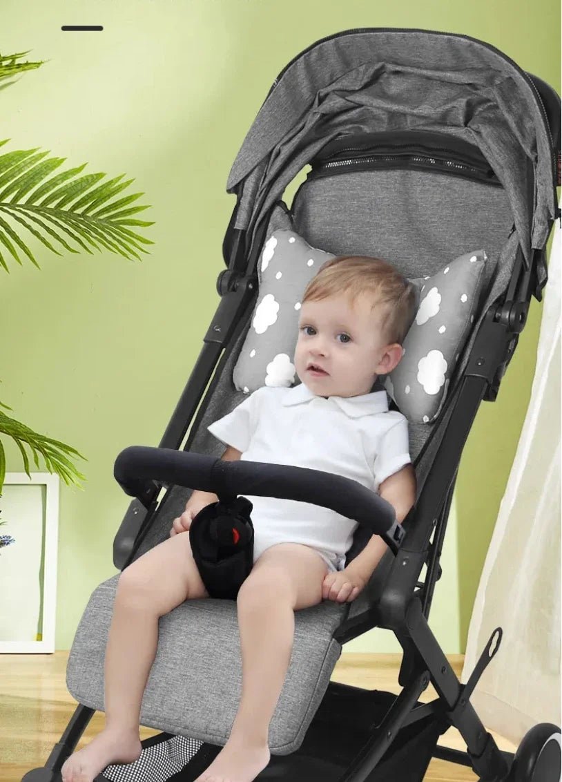 NIDOMIO Baby Support Pillow Toddler Cushion Stroller Head Pillow Protection Stroller Basket Neck Protection Shock Absorption - babeliobaby - SKY BLUE - 