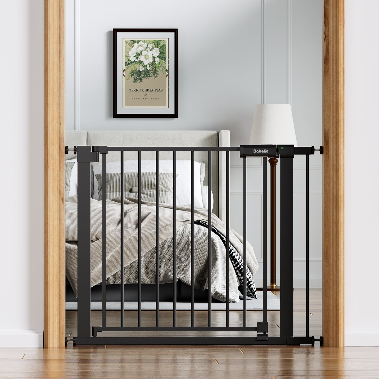 PressGuard U1 | Upgrade Pressure-Mounted Safety Baby Gate for Doorways & Stairs