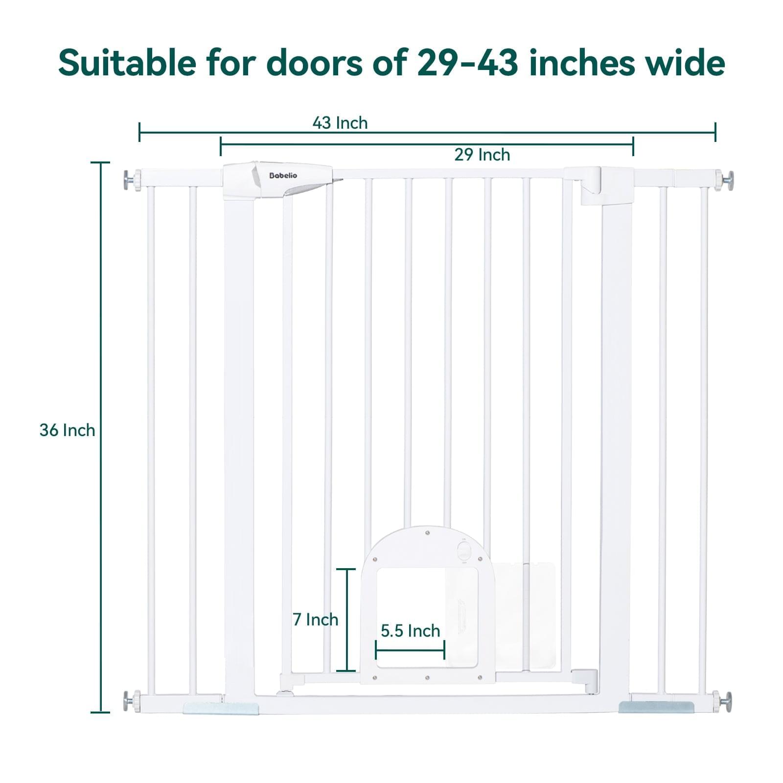 43 inch clearance baby gate