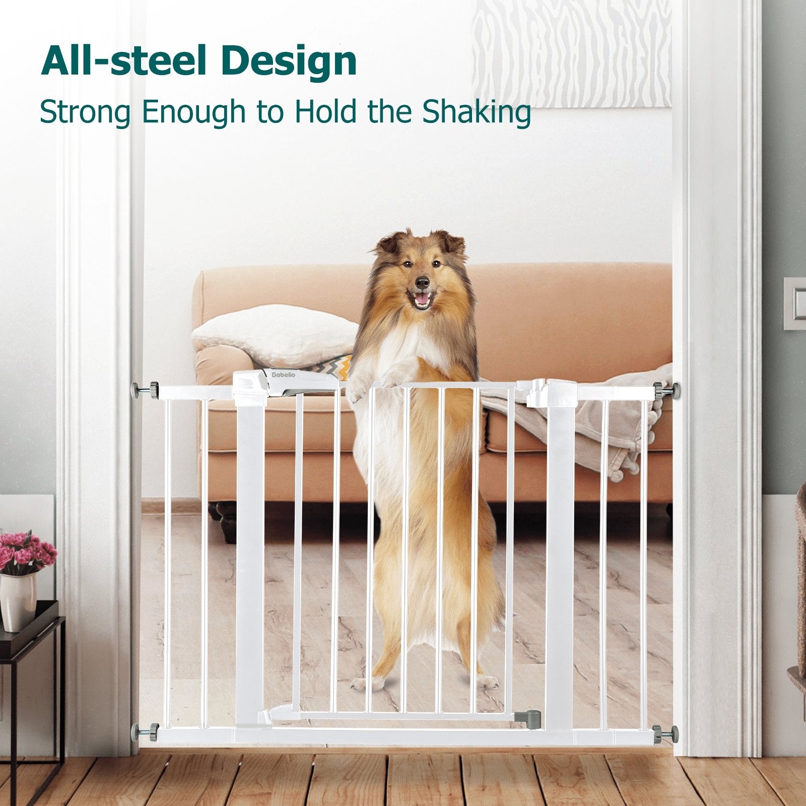 Strong baby 2025 gate for dog