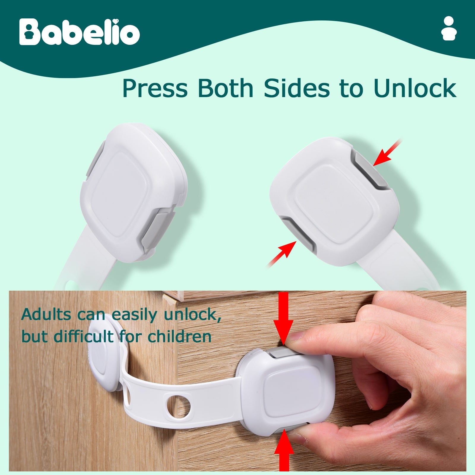 2 Pack Refrigerator Lock with with Magnetic, White Refrigerator Lock Dorm  Freezer Door Lock and Child Safety Cabinet Lock with Strong Adhesive, very  convenient to unlock price in Saudi Arabia