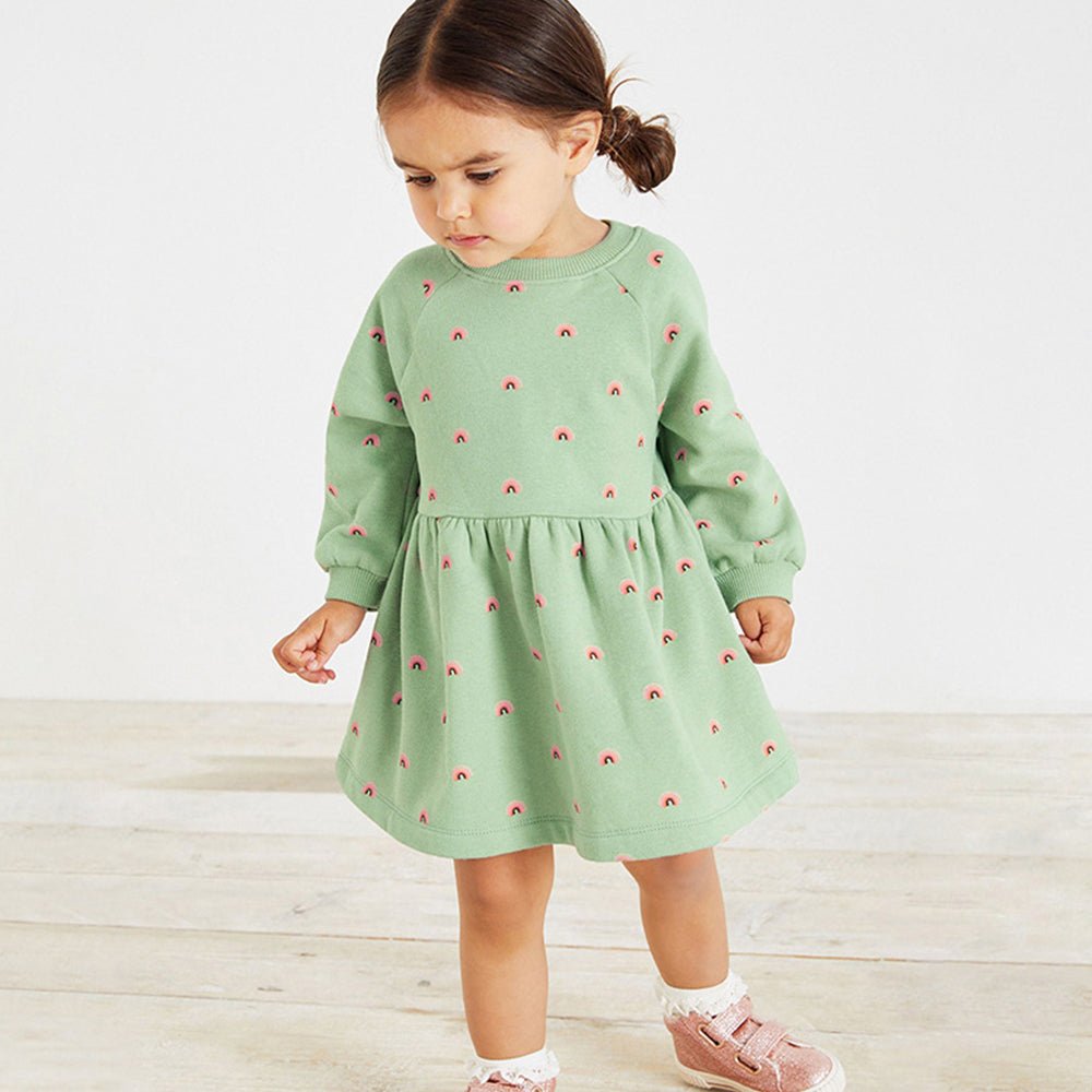 Cotton Comfort Meets Royalty: Fall Collection Long-Sleeve Princess Dress for Girls - babeliobaby