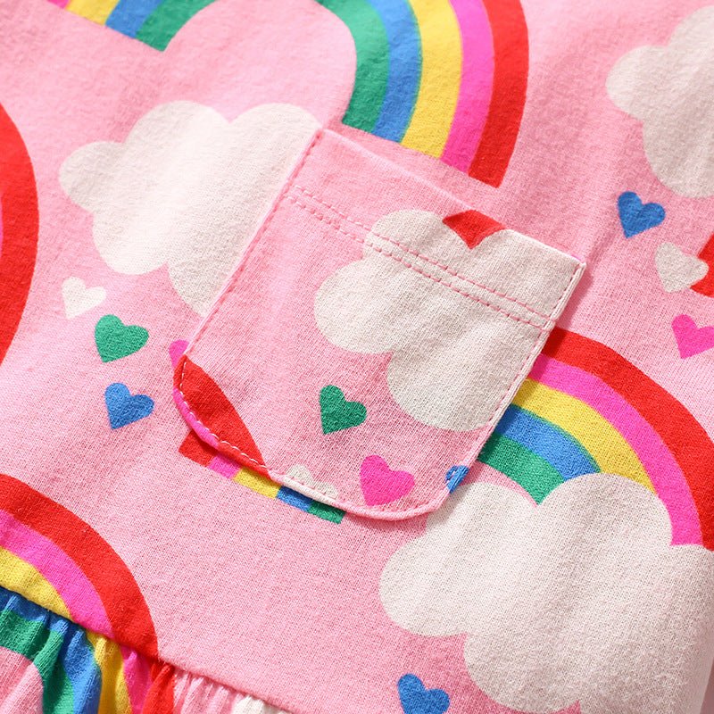 Tiny Cuddling Girls' Knit Cotton Princess Dress - Summer 2023 Collection - babeliobaby