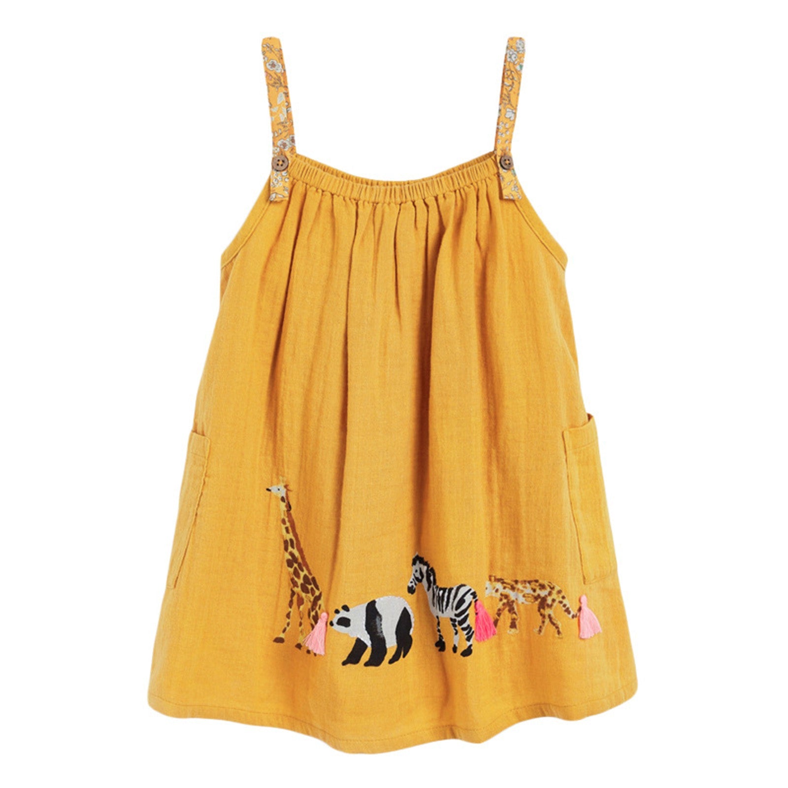 Toddler Girls Short Sleeve and Sleeveless Dress Cotton Casual Summer Sundress - babeliobaby